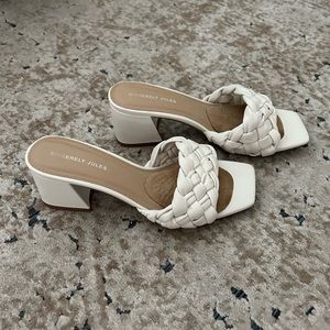 Sincerely Jules White Mule Sandals size 8